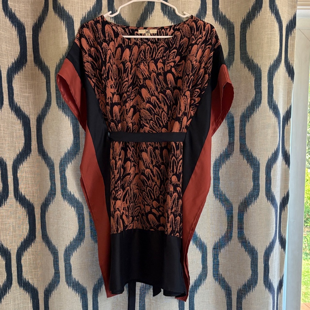 Chic Black and Brown Women's Tunic